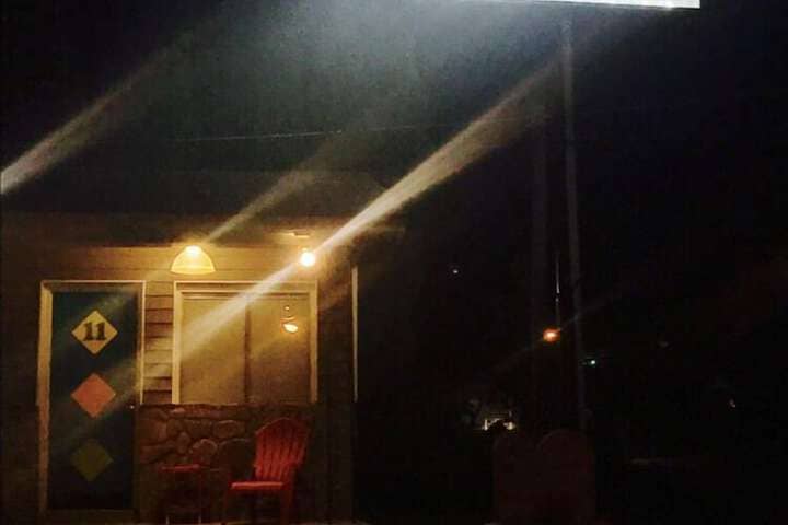 Front of property - evening/night